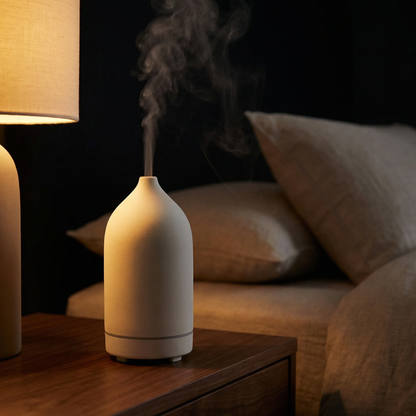 Dusklight Vessel waterless aromatherapy diffuser in sleek dark design
