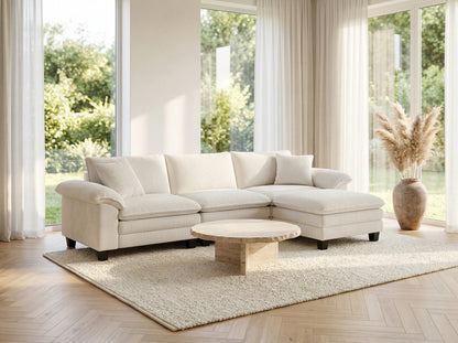 Harbor Sectional in japandi minimal styled room