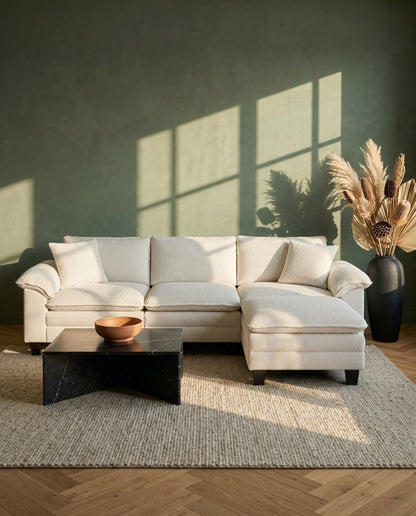 Harbor Sectional against sage wall in contemporary room