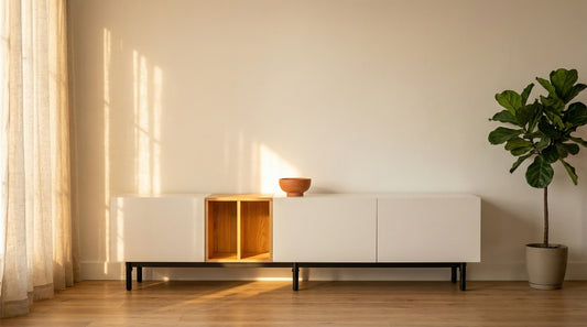 Vale Media Console contemporary entertainment center design