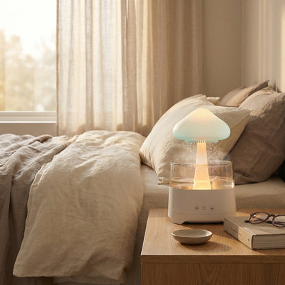 Dusklight Rain Cloud Humidifier | Aromatherapy Mist Humidifier with Ambient Light