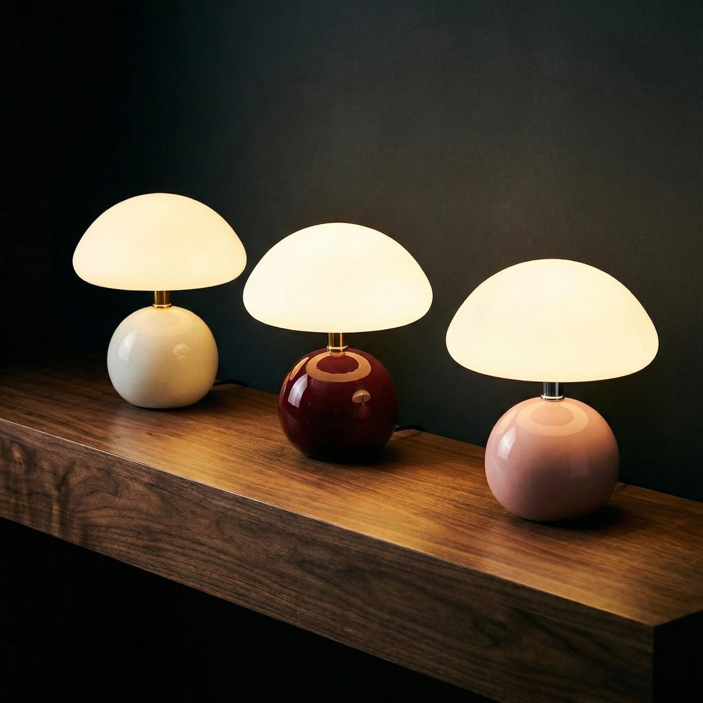 Dusklight Mushroom Lamp | Ceramic Ambient Table Lamp — 3 Color Temperatures