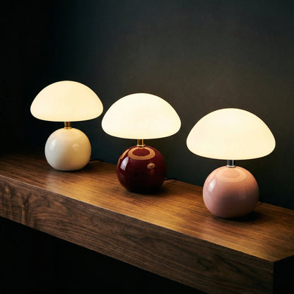 Dusklight Mushroom Lamp | Ceramic Ambient Table Lamp — 3 Color Temperatures
