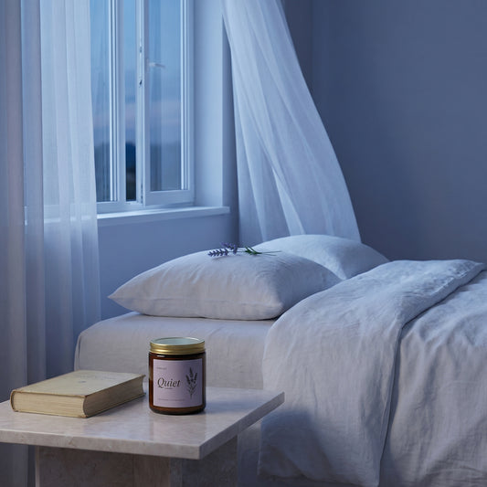 Dusklight Quiet | Lavender Coconut Apricot Wax Candle