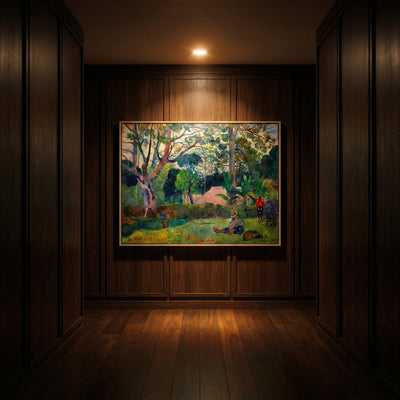 Te raau rahi (The Big Tree) by Paul Gauguin | Tahitian Landscape Print